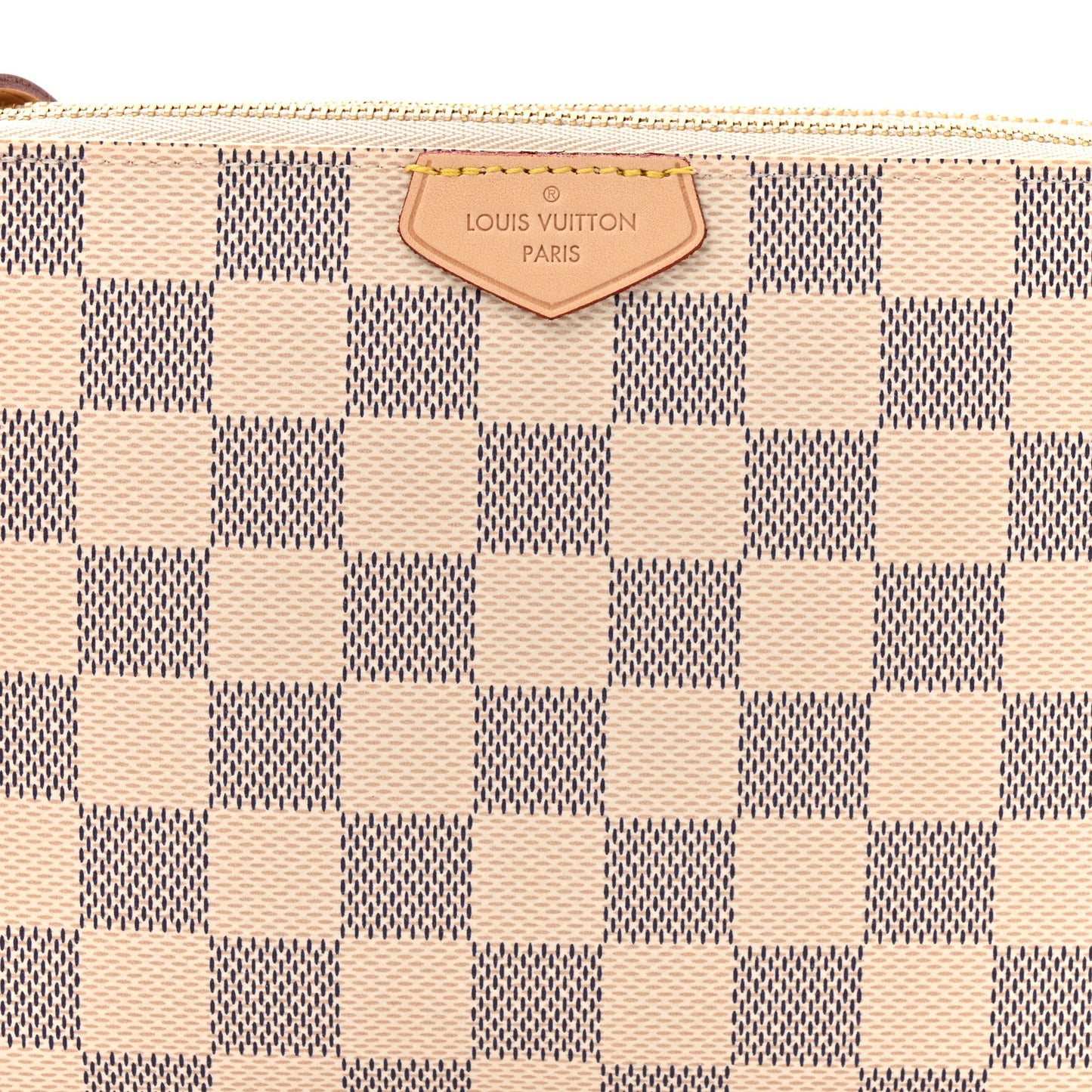 Damier Azur Double Zip Pochette