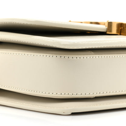 Saint Laurent Smooth Calfskin Small Solferino Satchel Ivory 9 of 9