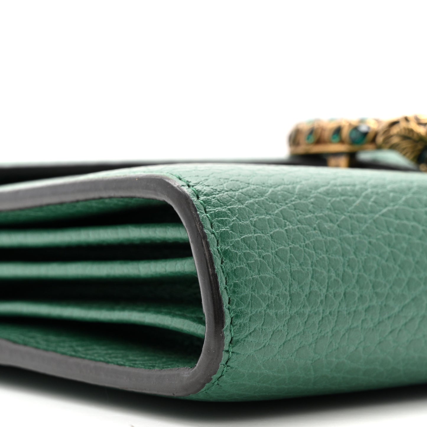 Calfskin Mini Dionysus Chain Wallet Emerald