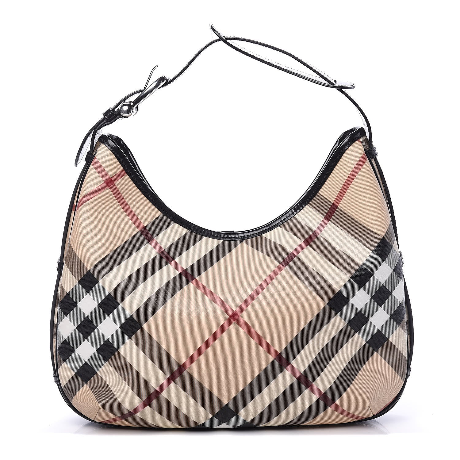 Burberry Nova Check Hobo Black 1 of 10