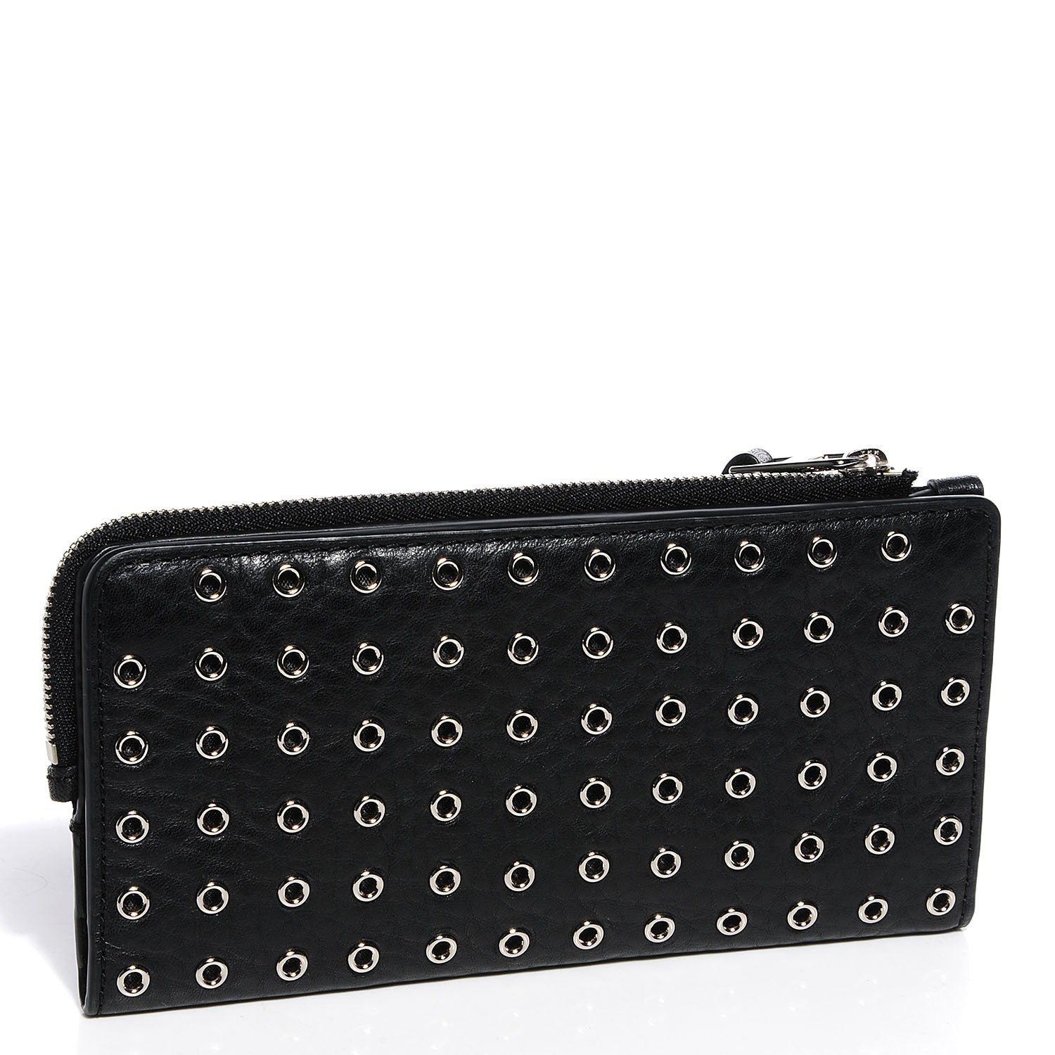 Burberry Leather Grommet Wallet Black 3 of 8