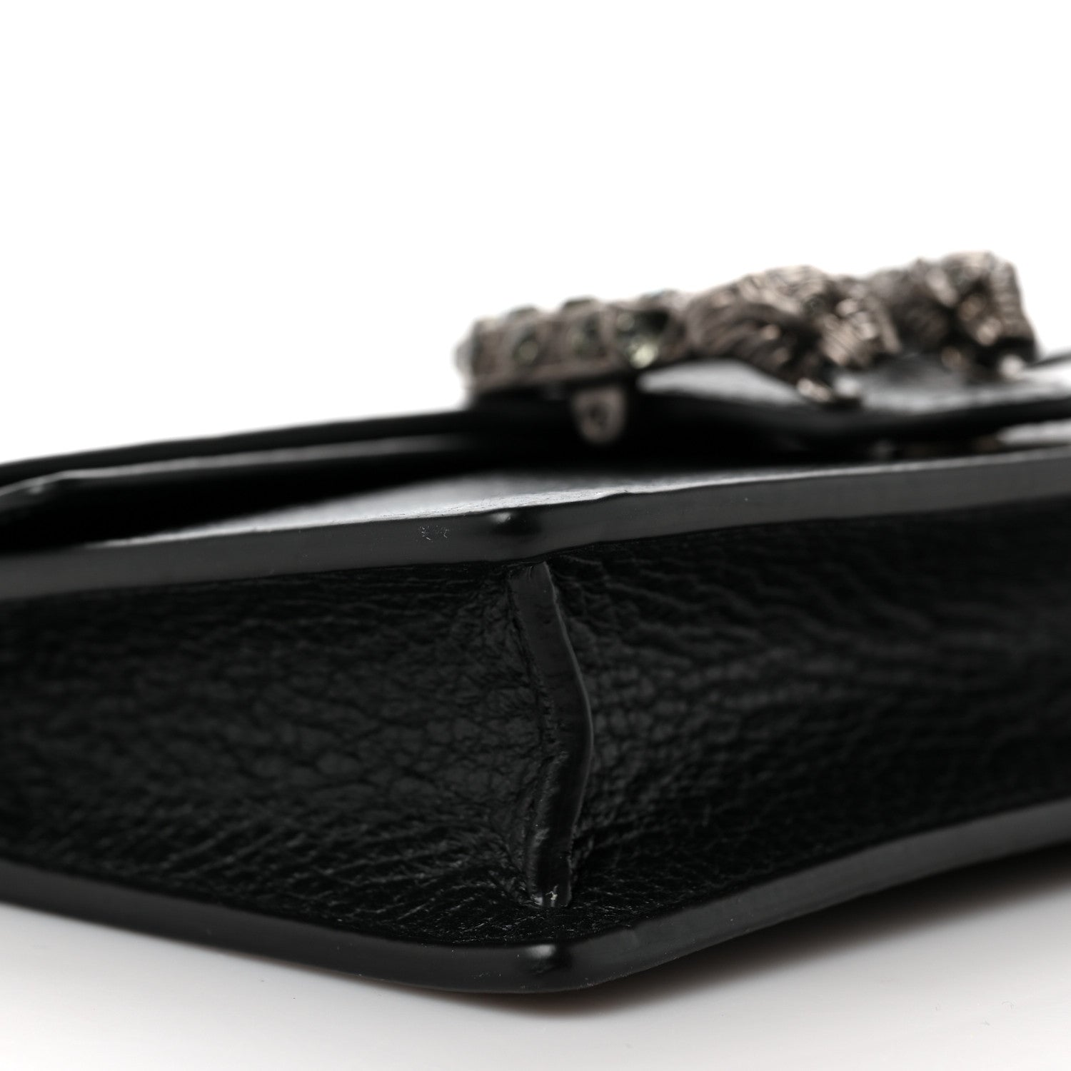 Gucci Calfskin Super Mini Dionysus Shoulder Bag Black 7 of 8