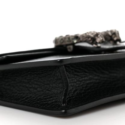 Gucci Calfskin Super Mini Dionysus Shoulder Bag Black 7 of 8