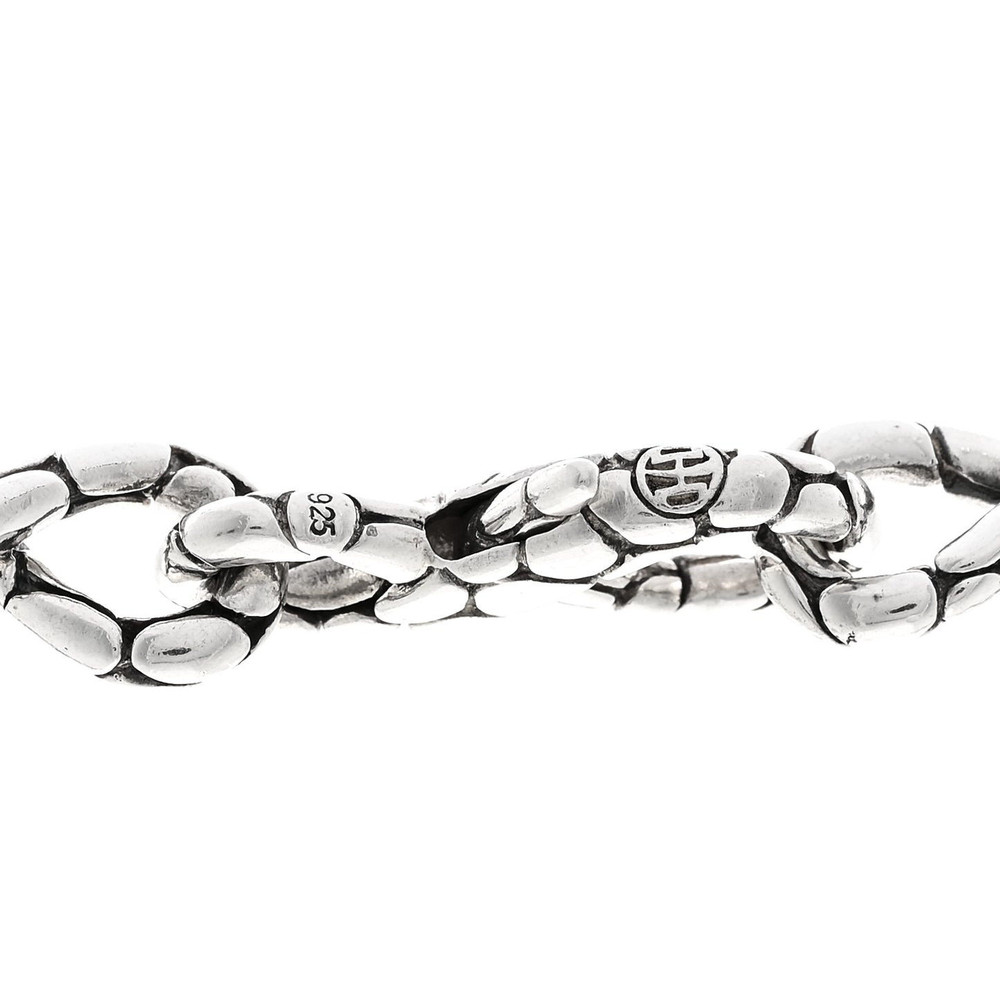Sterling Silver Kali Pebble Infinity Chain Necklace