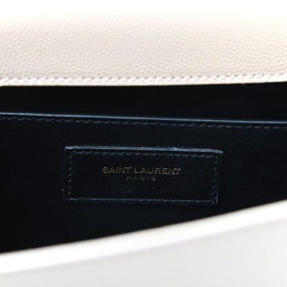 Saint Laurent Grain De Poudre Classic Monogram Cassandre Clutch Nude 6 of 8