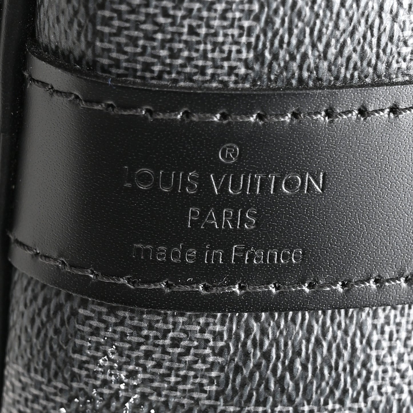 Damier Graphite Keepall Bandouliere 55