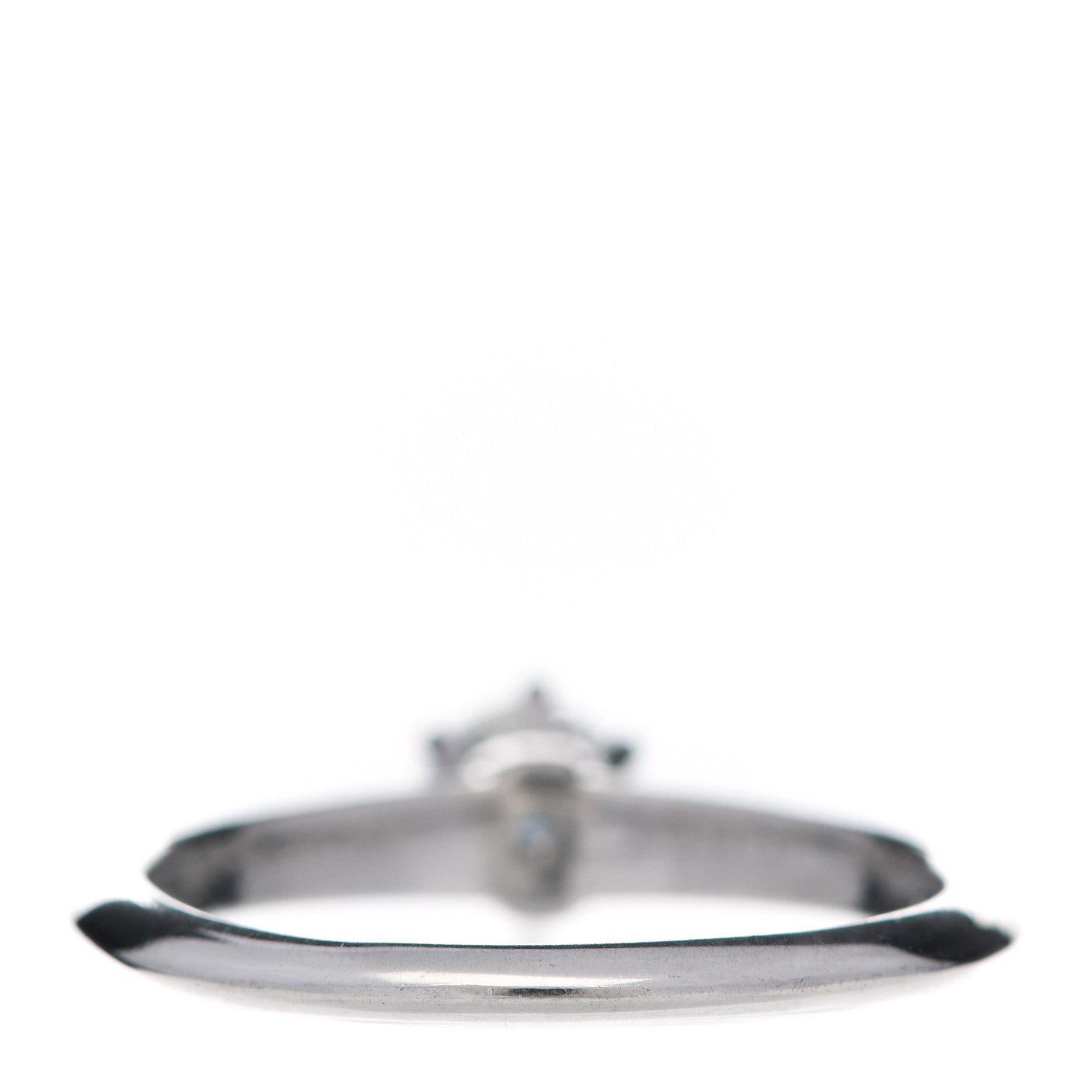 Tiffany Platinum Diamond .55ct Solitaire Engagement Ring 57 8 4 of 6