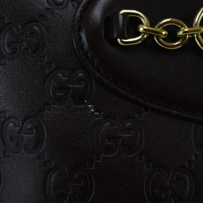 Gucci Guccissima Small Punch Tote Chocolate Brown 8 of 11