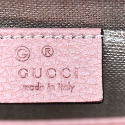 Gucci Dollar Calfskin Small Interlocking G Shoulder Bag Soft Pink 6 of 9