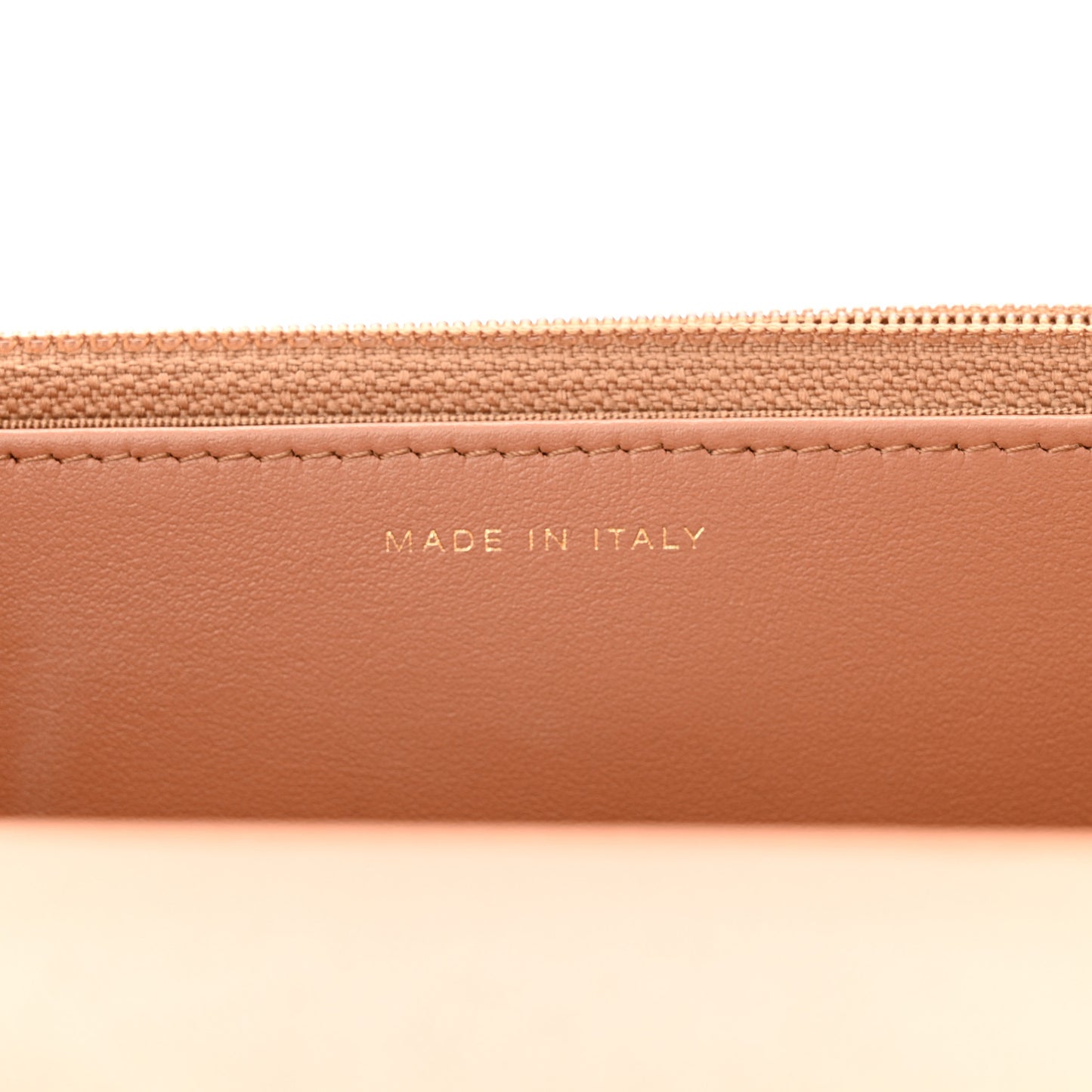 Lambskin Quilted Chanel 19 Wallet On Chain WOC Brown