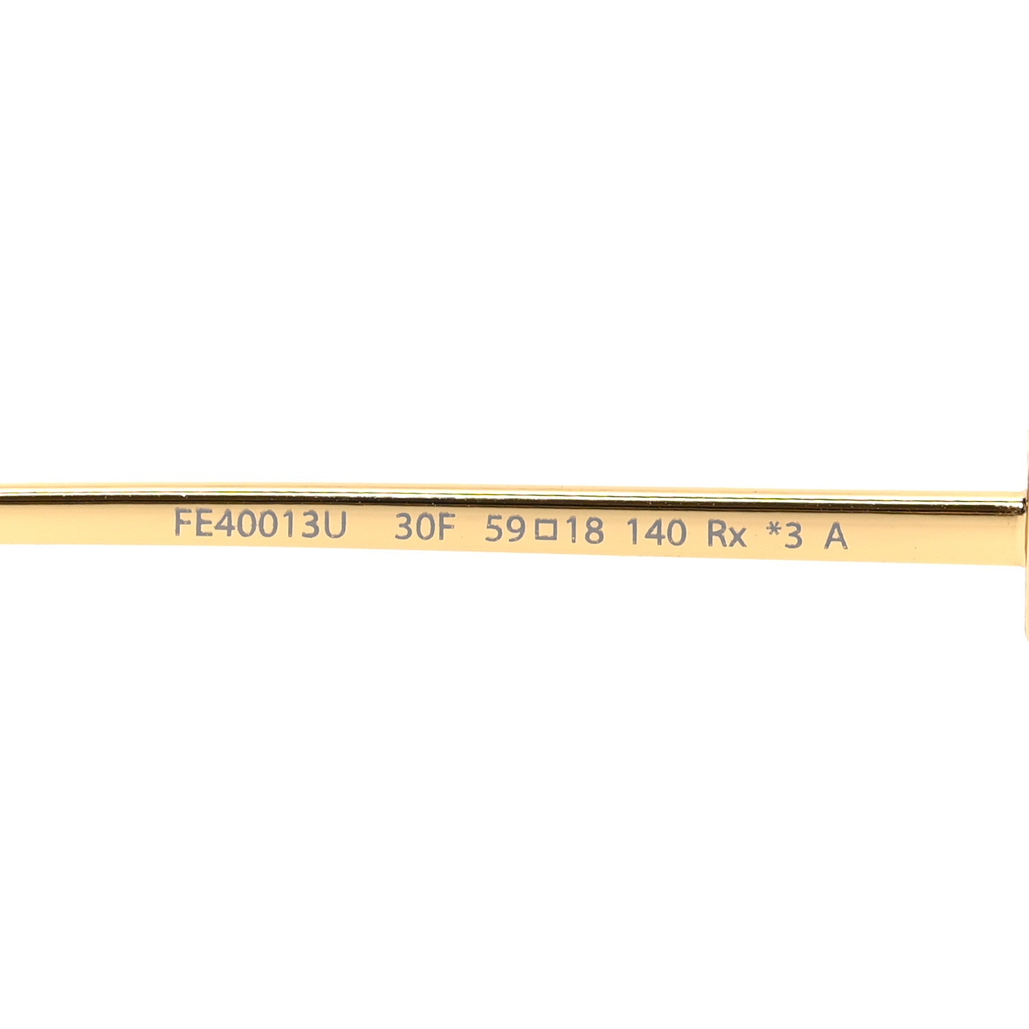Fendi Metal Fendi Forever Sunglasses FE40013U Gold Brown 6 of 6