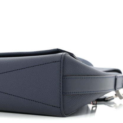 Louis Vuitton Calfskin Aerogram Takeoff Messenger Blue 9 of 9