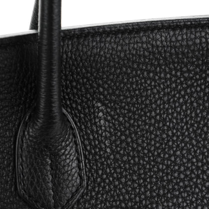 Hermes Taurillon Clemence Birkin 30 Black 14 of 31