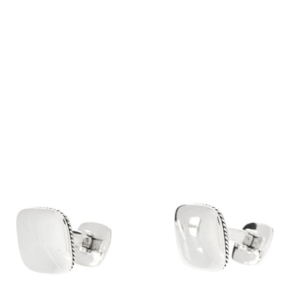 David Yurman Sterling Silver Streamline Cushion Cufflinks 1 of 6