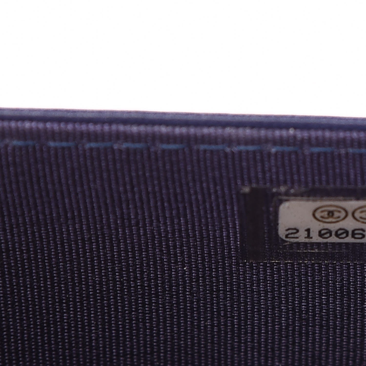 Chanel Lambskin Quilted Degrade Wallet On Chain WOC Purple White 10 of 12