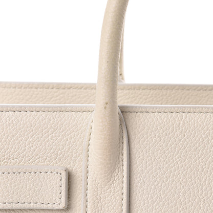Saint Laurent Grained Calfskin Nano Sac de Jour Dove White 15 of 16