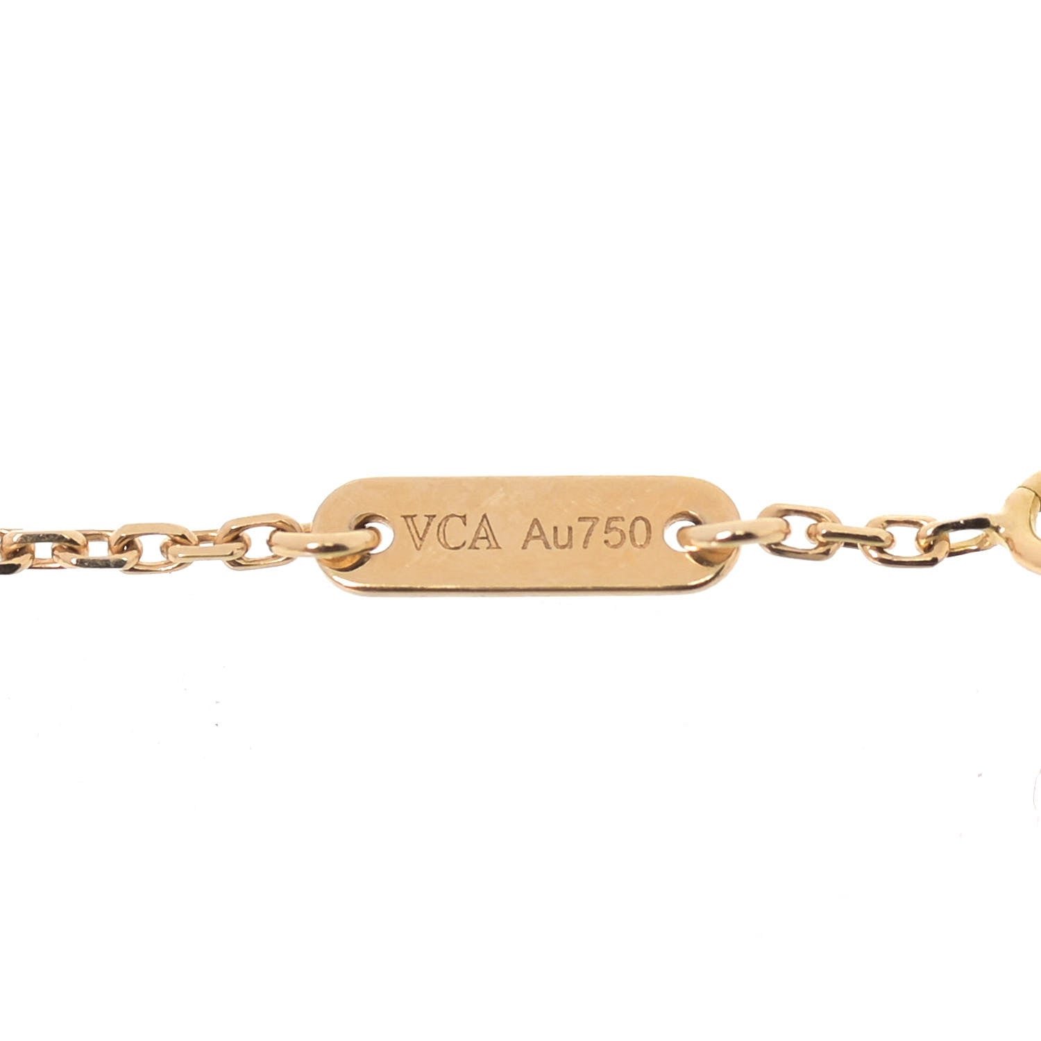 Van Cleef & Arpels 18K Yellow Gold Mother of Pearl Sweet Alhambra Bracelet 4 of 7