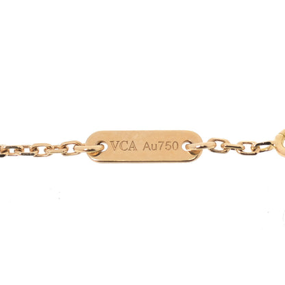 Van Cleef & Arpels 18K Yellow Gold Mother of Pearl Sweet Alhambra Bracelet 4 of 7