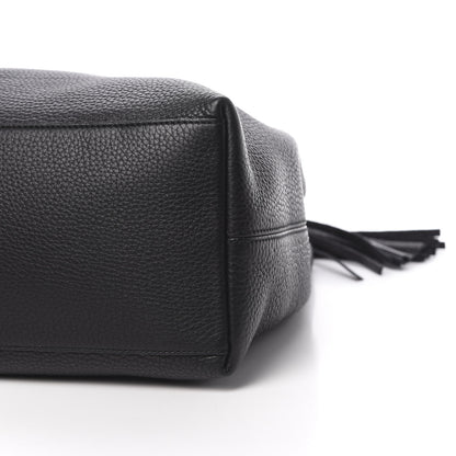 Gucci Pebbled Calfskin Medium Soho Chain Shoulder Bag Black 10 of 11