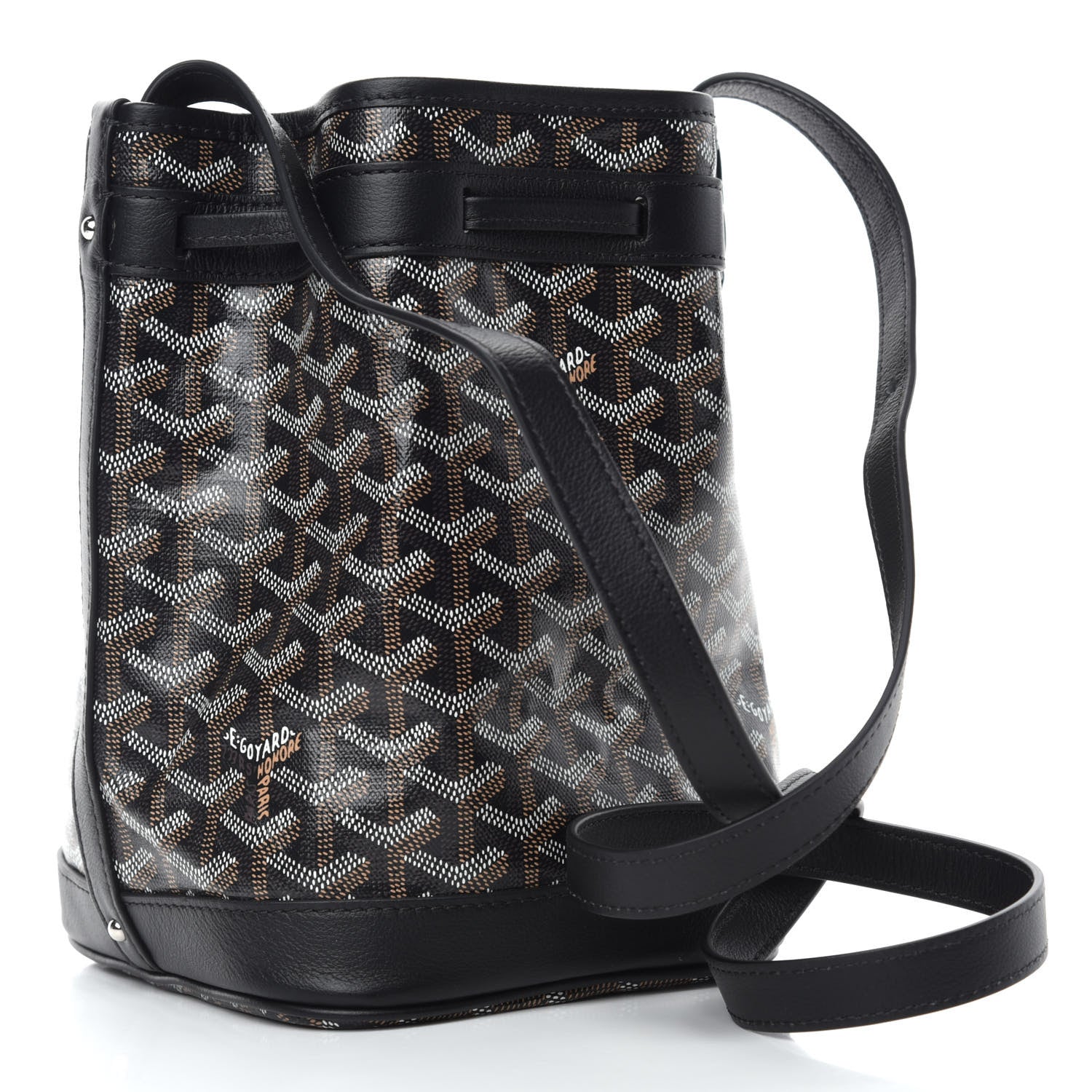Goyard Goyardine Petit Flot Bucket Bag PM Black 3 of 9
