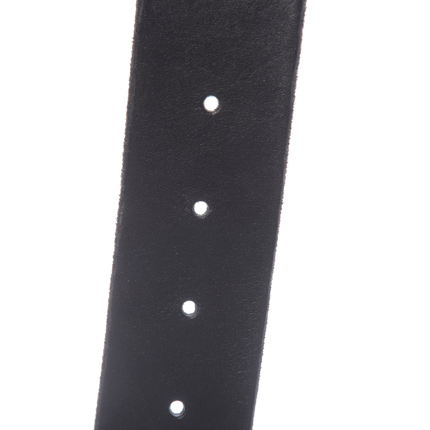 Calfskin Brass Feline Buckle Belt 85 34 Black