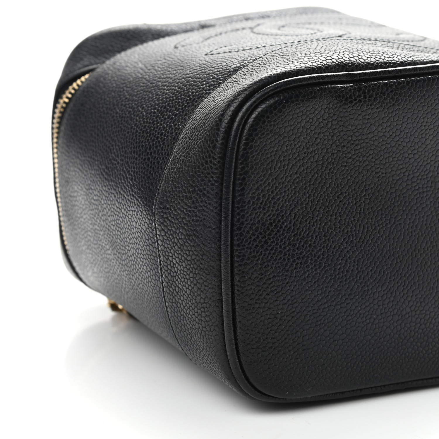 Chanel Caviar Vanity Cosmetic Case Black 5 of 10