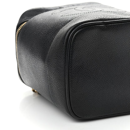 Chanel Caviar Vanity Cosmetic Case Black 5 of 10