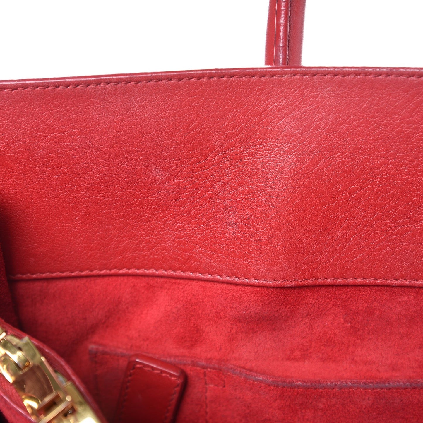 Calfskin Small Sac De Jour Rouge Orient