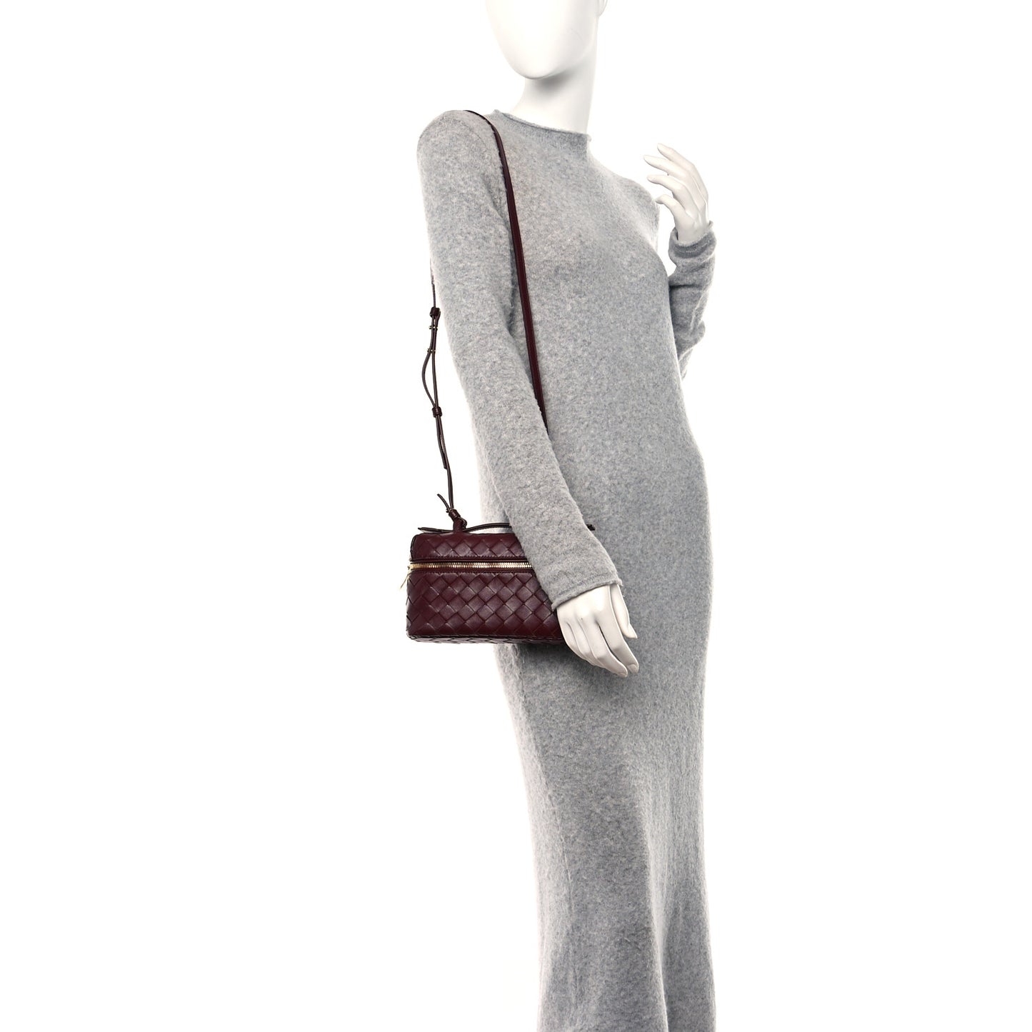 Nappa Intrecciato Bang Bang Vanity Case Barolo