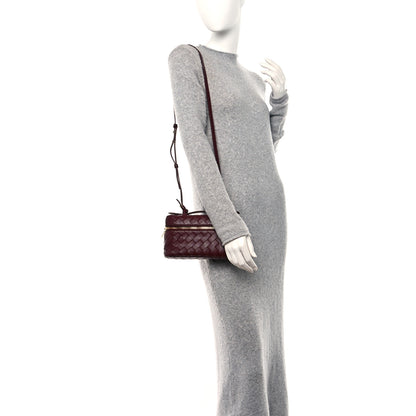 Bottega Veneta Nappa Intrecciato Bang Bang Vanity Case Barolo 2 of 9