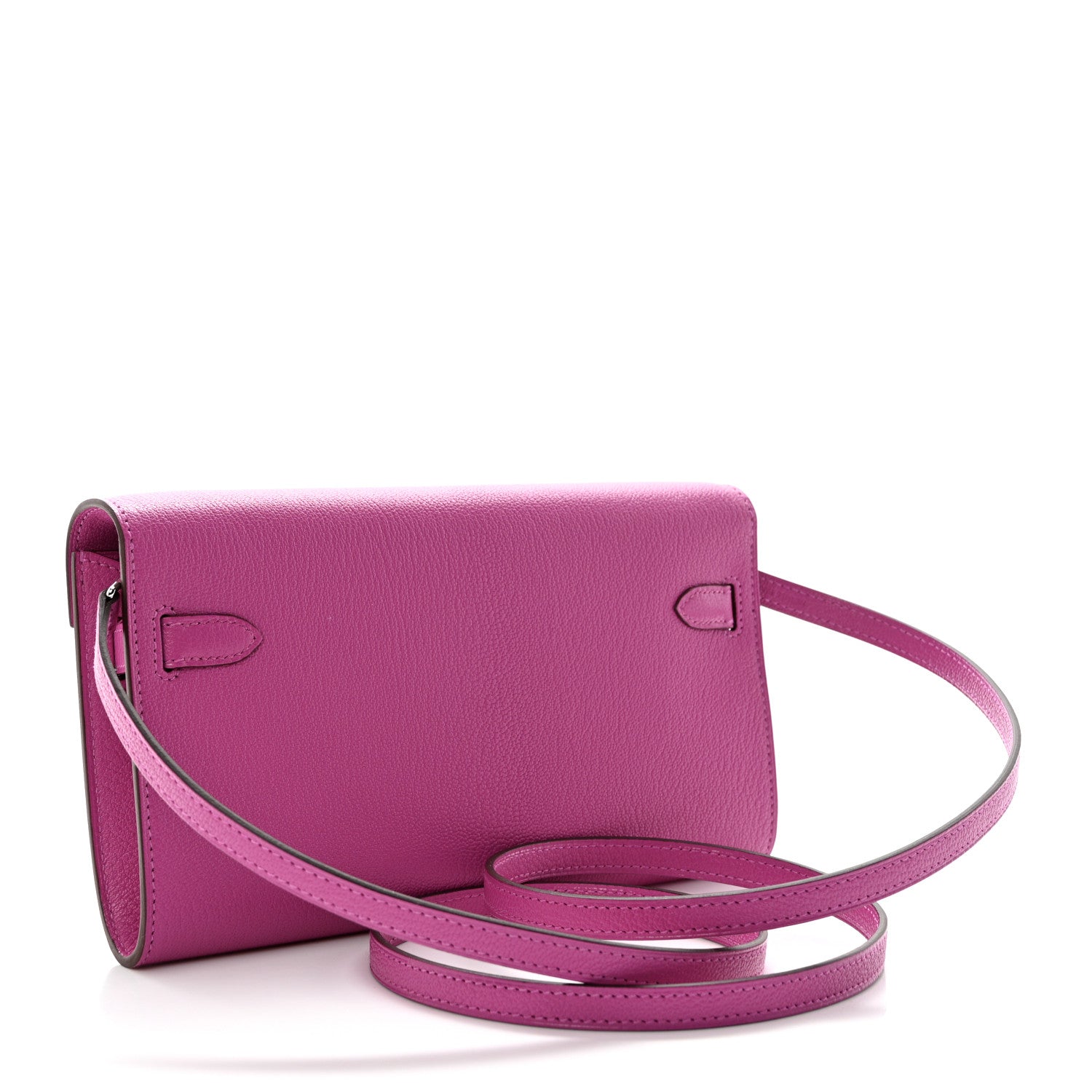 Hermes Chevre Mysore Kelly Wallet To Go Magnolia 3 of 8