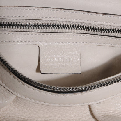 Gucci Leather Icon Bit Medium Shoulder Bag Ivory 5 of 7