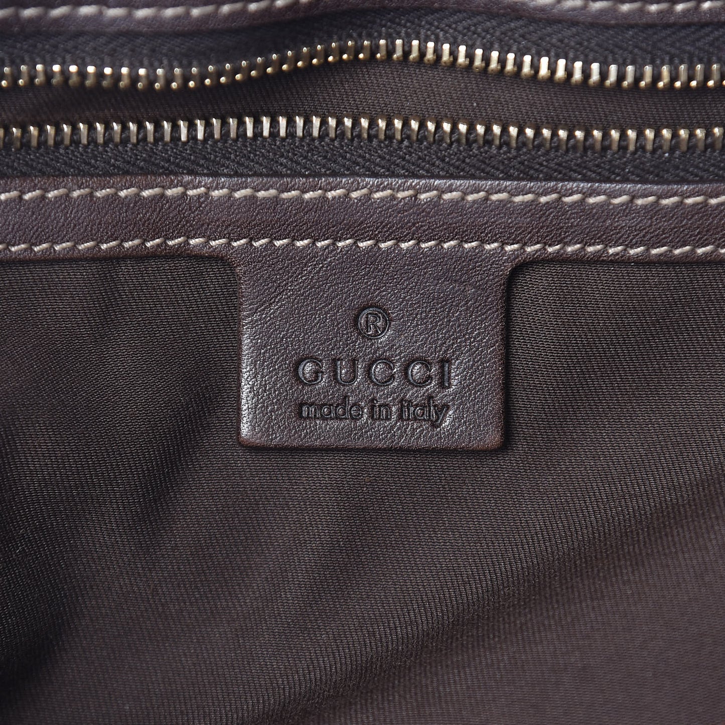 Monogram Medium Positano Tote Dark Brown