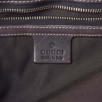Gucci Monogram Medium Positano Tote Dark Brown 6 of 11