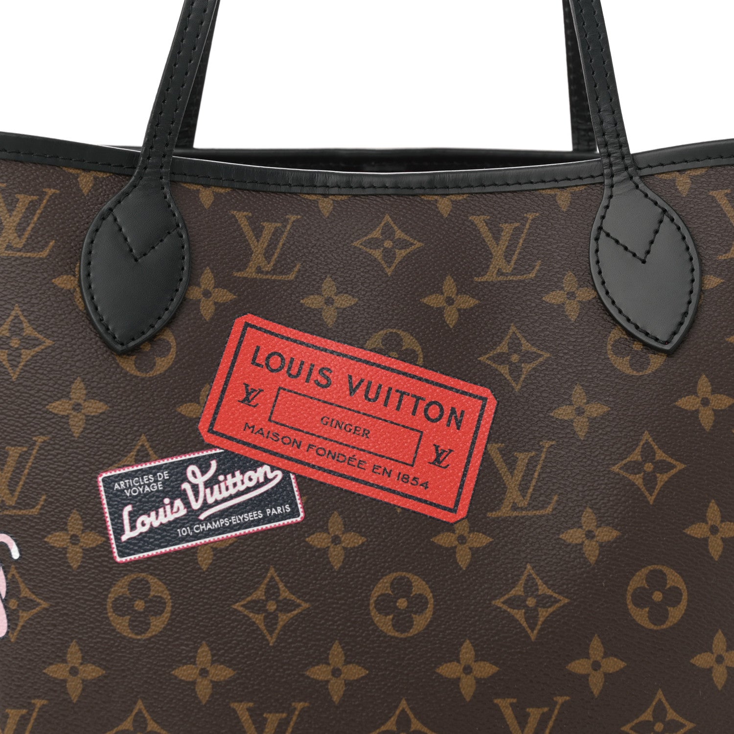 Louis Vuitton Monogram My LV World Tour Neverfull MM 8 of 10