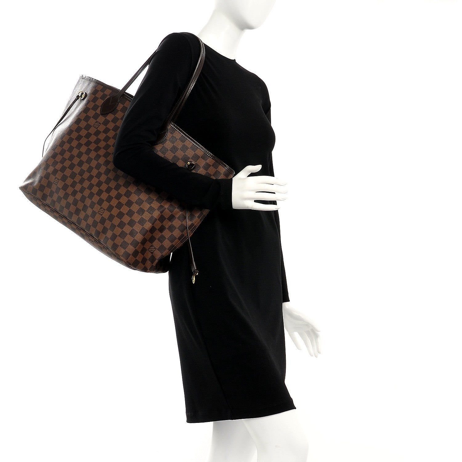 Louis Vuitton Damier Ebene Neverfull GM 2 of 16