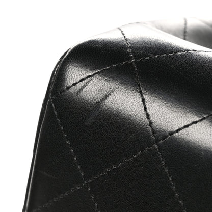 Chanel Lambskin Quilted Jumbo Double Flap Black 11 of 11