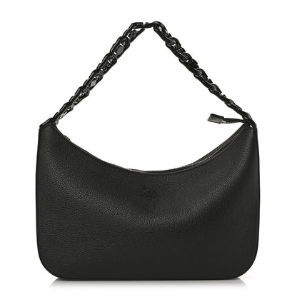 Christian Louboutin Calfskin Large Loubila Chain Shoulder Bag Black 1 of 8