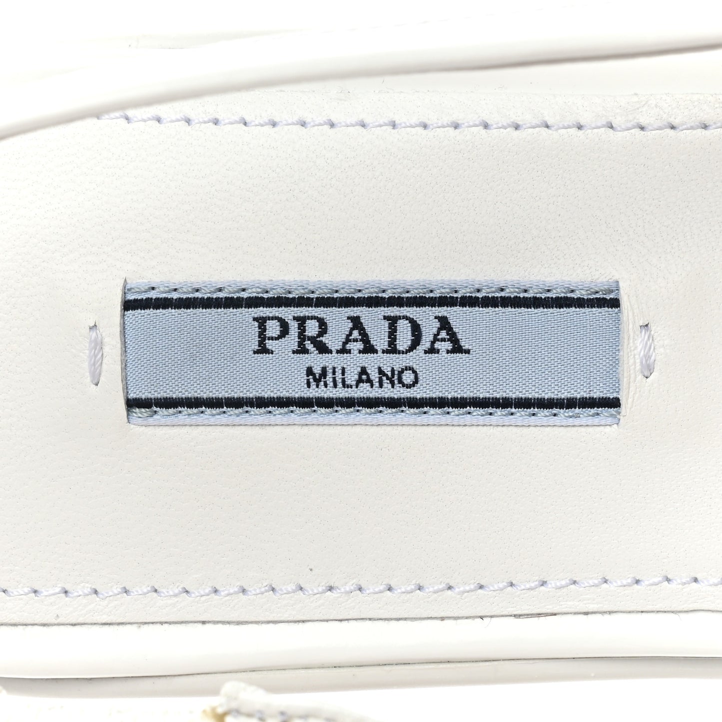 Spazzolato Triangle Logo Pointed Toe Slingback Flats 37 White