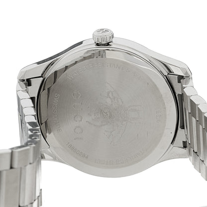 Gucci Stainless Steel 38mm G-Timeless Charm Quartz Watch Black 4 of 5