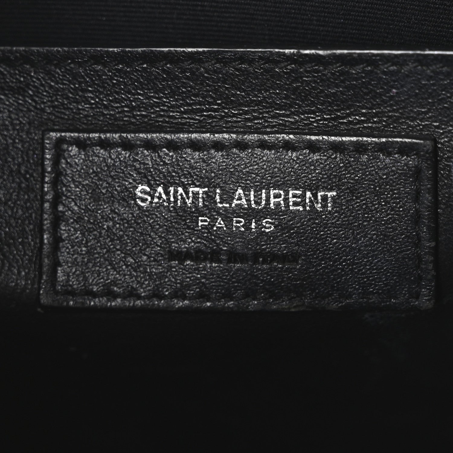 Saint Laurent Canvas Calfskin Small Uptown Tote Black 6 of 10