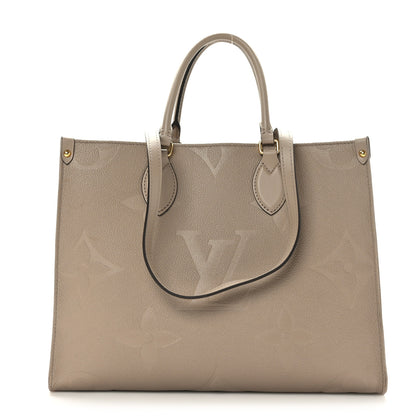 Louis Vuitton Empreinte Monogram Giant Onthego MM Tourterelle 1 of 8