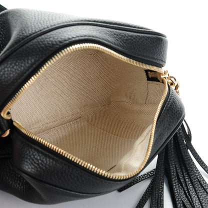 Gucci Pebbled Calfskin Small Soho Disco Bag Black 5 of 7