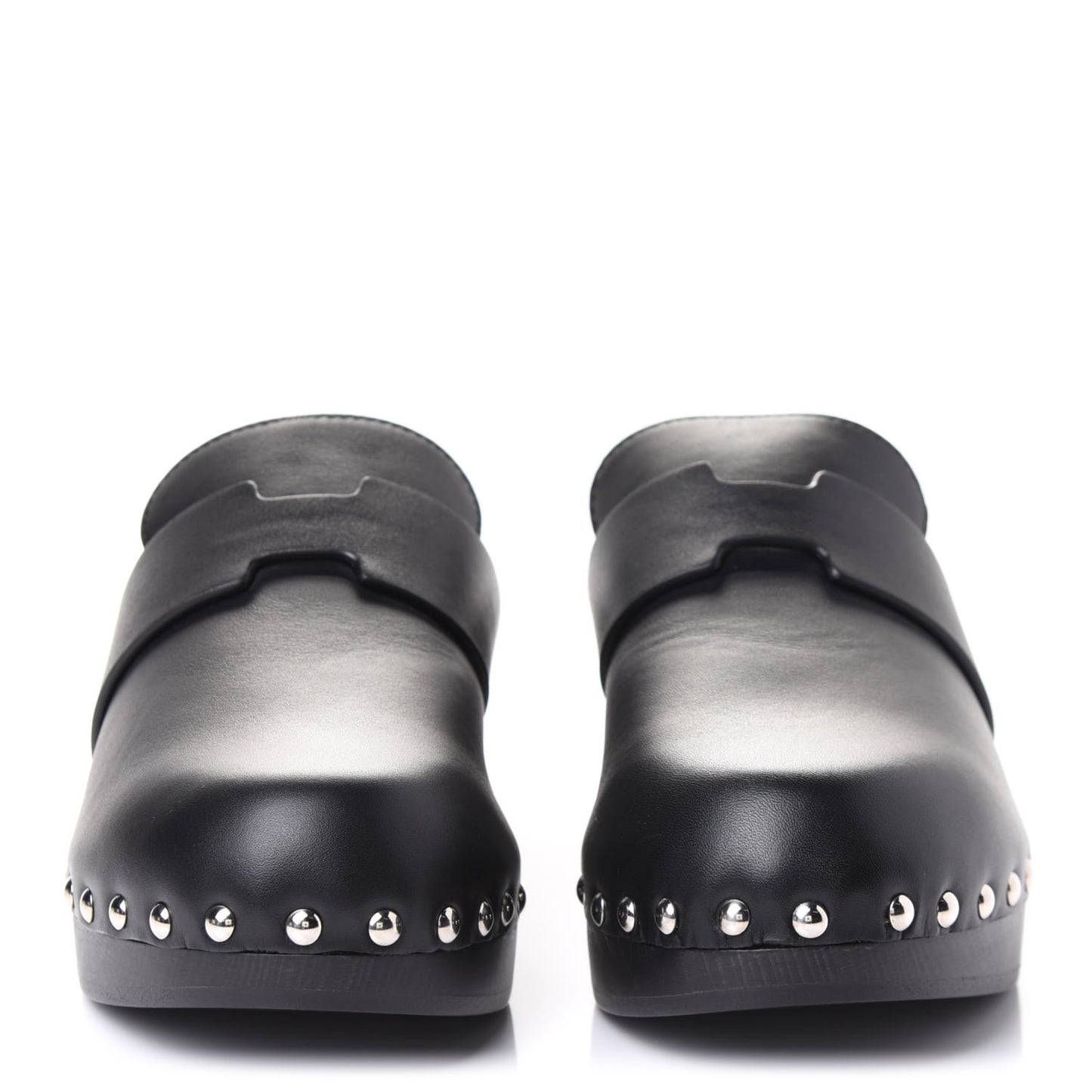 Calfskin Calya Mules 35 Black