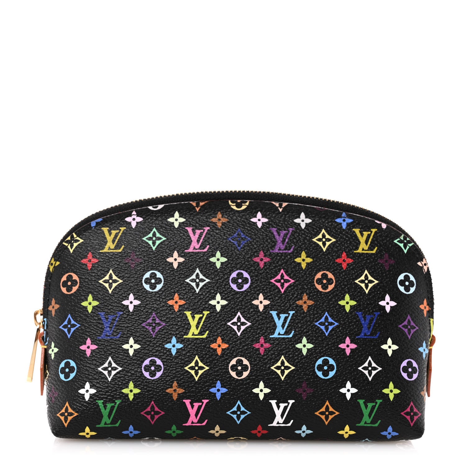 Louis Vuitton Monogram Multicolor Cosmetic Pouch Black Grenade 1 of 8