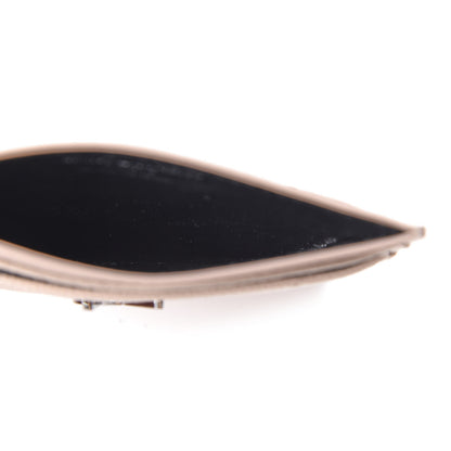 Saint Laurent Grain De Poudre Matelasse Chevron Monogram Credit Card Case Marble Pink 5 of 10
