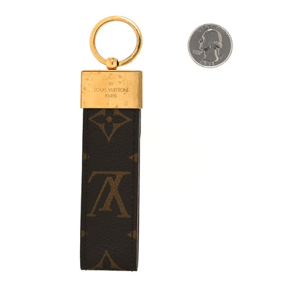 Louis Vuitton Monogram Dauphine Dragonne Bag Charm Key Holder Brown 2 of 4