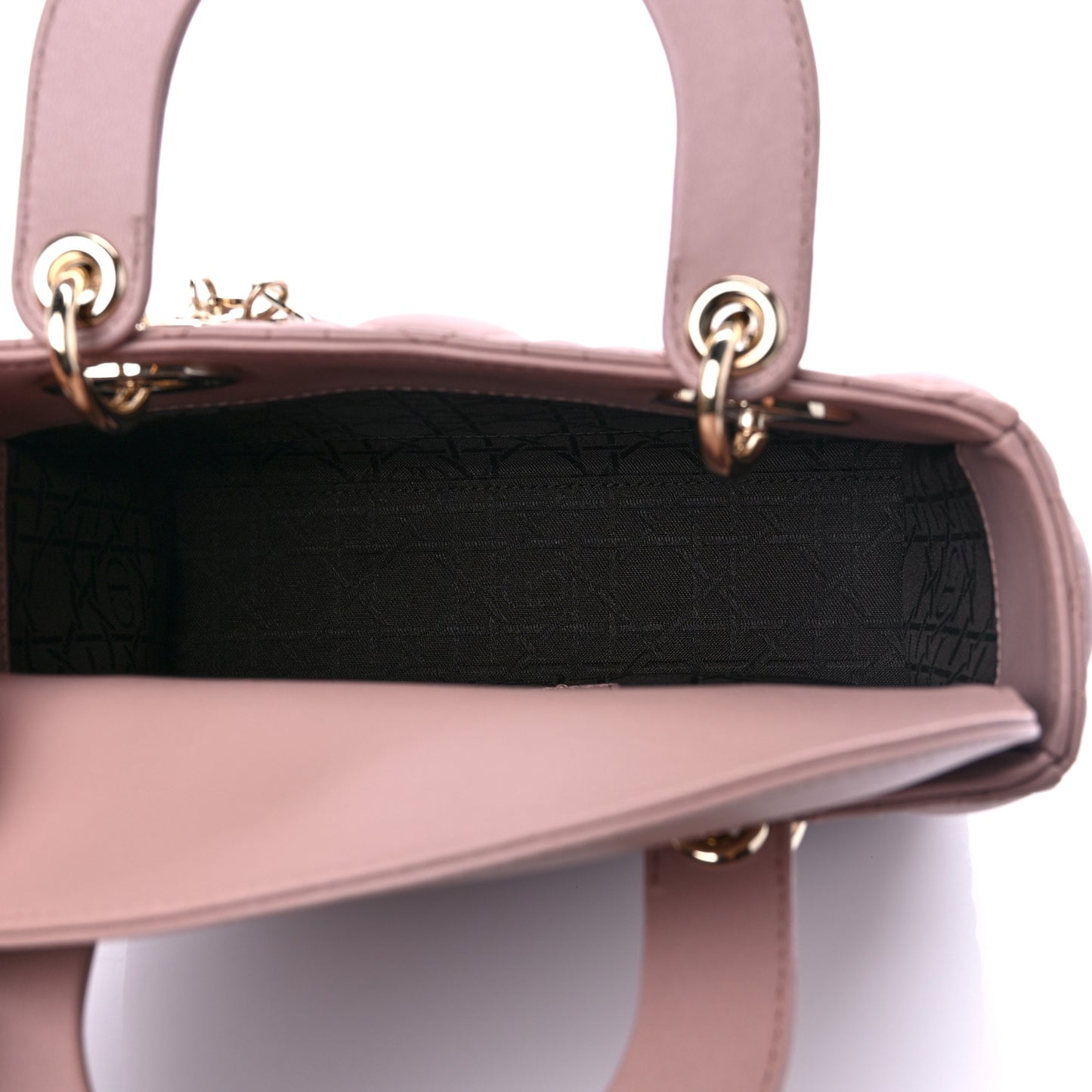 Lambskin Cannage Lady Dior Fard