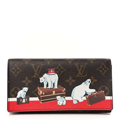 Louis Vuitton Monogram 2017 Christmas Animation Sarah Wallet 1 of 7