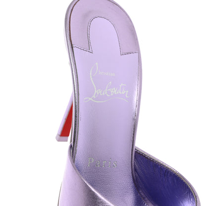 Christian Louboutin Metallic Me Dolly 100 Sandals 37 Lilac 6 of 8